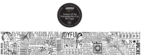 Arden Creative Studio - Decorative Tape "Season of Joy Journal Continuous" Pet Tape