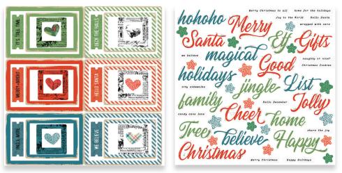Arden Creative Studio - Stanzteile "Season of Joy Page Makers" Ephemera