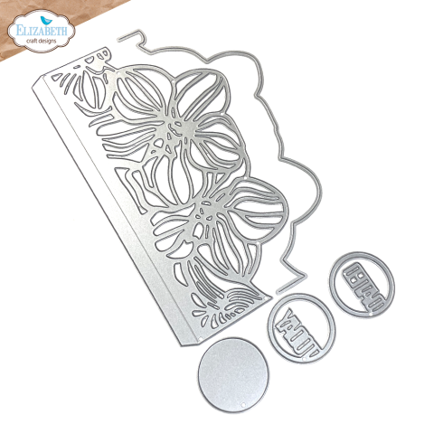 Elizabeth Craft Designs - Stanzschalone "Borderpage with Flowers" Dies