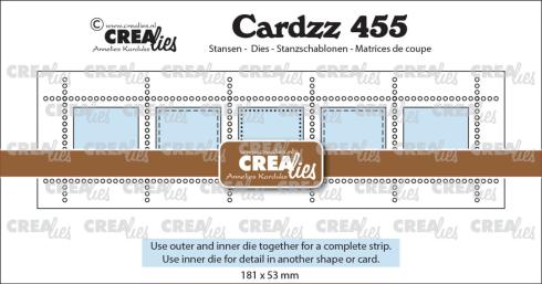 Crealies - Stanzschablone "Postage Stamp Strip XL Squares" Cardzz Dies