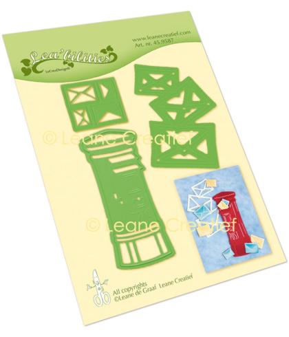 Leane Creatief - Stanz - und Prägeschablone "Mailbox & Letters" Cut & Emboss Dies