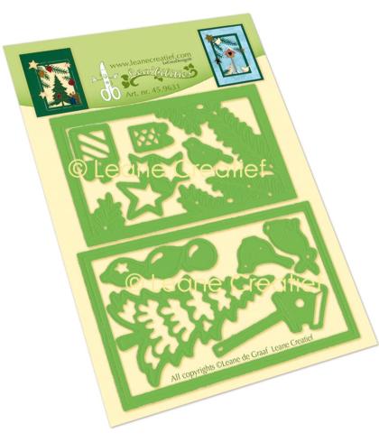 Leane Creatief - Stanz - und Prägeschablone "Diorama Christmas" Cut & Emboss Dies