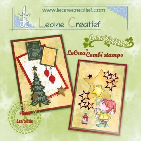 Leane Creatief - Stanz - und Prägeschablone "Diorama Christmas" Cut & Emboss Dies