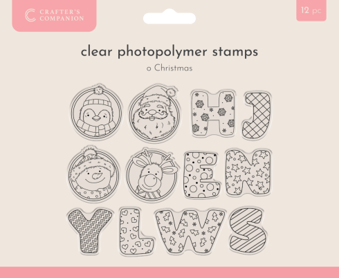 Crafters Companion - Stempelset "O Christmas" Clear Stamps