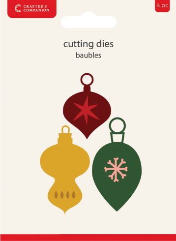 Crafters Companion - Stanzschablone "Baubles" Dies