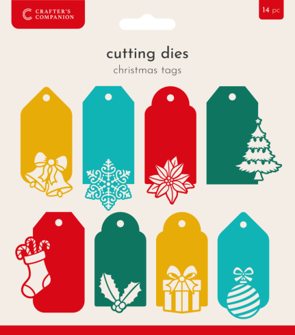 Crafters Companion - Stanzschablone "Christmas Tags" Dies