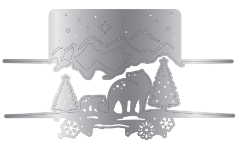 Crafters Companion - Stanzschablone "Arctic Friends" Dies