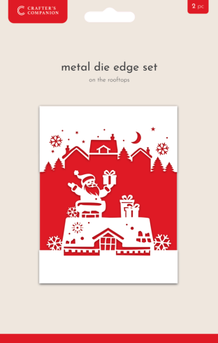 Crafters Companion - Stanzschablone "On the Rooftops" Dies