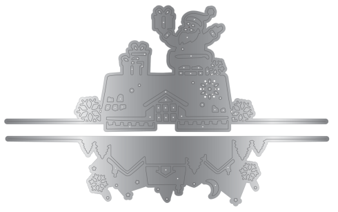 Crafters Companion - Stanzschablone "On the Rooftops" Dies