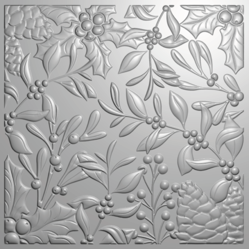 Crafters Companion - Prägefolder "Christmas Foliage" 3D Embossingfolder