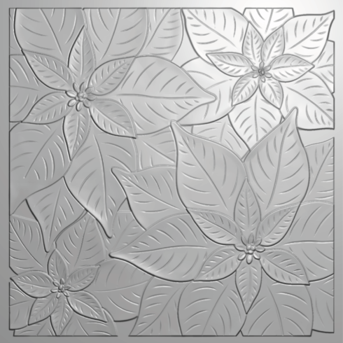 Crafters Companion - Prägefolder "Christmas Poinsettia" 3D Embossingfolder
