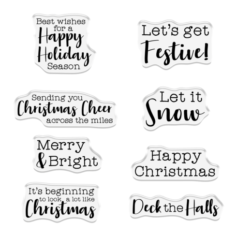 Crafters Companion - Stempelset & Stanzschablone "Festive Camper" Stamp & Dies