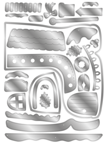 Crafters Companion - Stempelset & Stanzschablone "Santa's Boot" Stamp & Dies