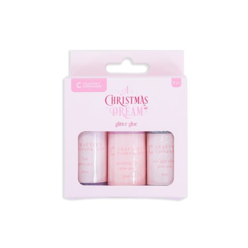 Crafters Companion - Glitzerkleber "A Christmas Dream" Glitter Glue 3x20ml