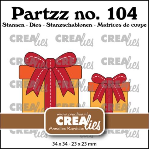 Crealies - Stanzschablone "No. 104 Gift Middle and Small" Partzz Dies