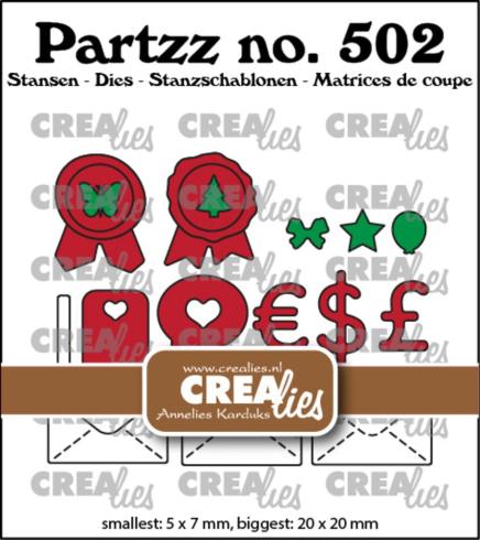 Crealies - Stanzschablone "No. 502 Mini Post" Partzz Dies