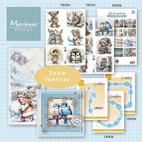 Marianne Design - Präge- und Stanzschablone "Ice Crystals Swirl" Creatables Dies