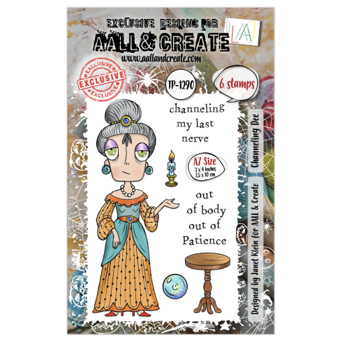 AALL and Create - Stempelset A7 "Channeling Dee" Clear Stamps