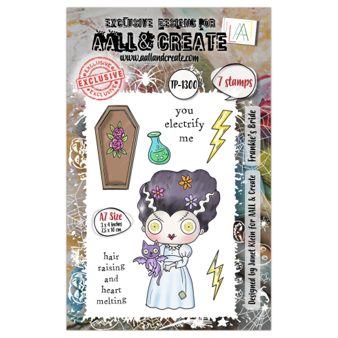AALL and Create - Stempelset A7 "Frankie's Bride" Clear Stamps
