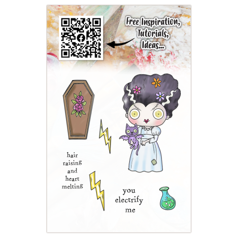 AALL and Create - Stempelset A7 "Frankie's Bride" Clear Stamps