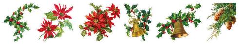 Studio Light - Aufkleber "Vintage Christmas Greens" Stickers on Roll