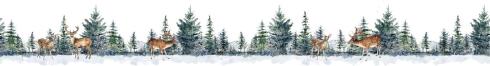 Studio Light - Aufkleber "Winter Forest" Stickers on Roll