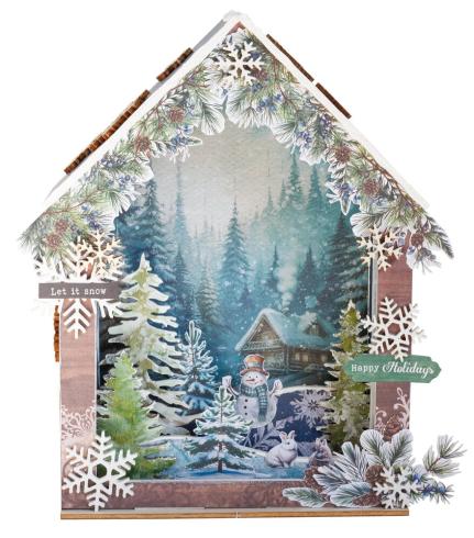 Studio Light - Holzteile 14,8x21cm "House Scenery" Plywood Elements