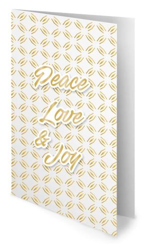 Studio Light - Stanzteile "Trendy Gold Christmas" Paper Elements Sentiments Foil 