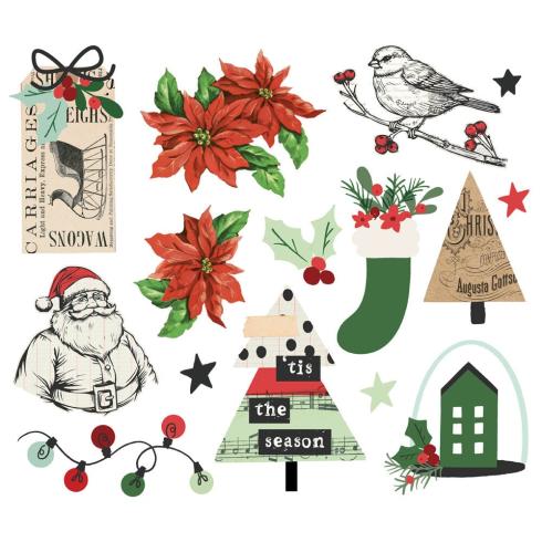 Simple Stories - Stanzteile "All Wrapped Up" Big Bits & Pieces 