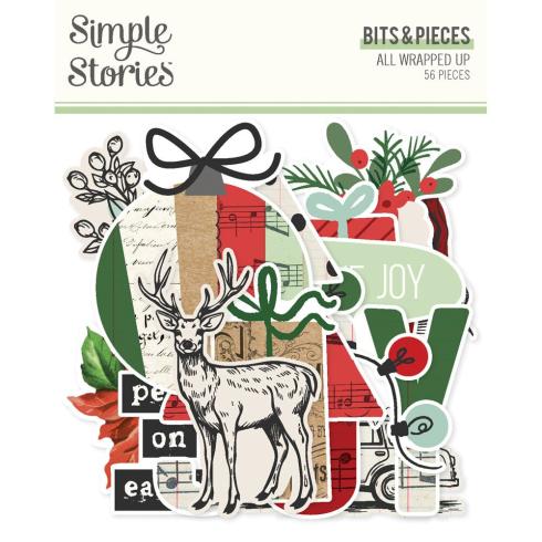 Simple Stories - Stanzteile "All Wrapped Up" Bits & Pieces 