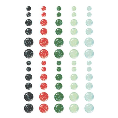 Simple Stories - Enamel Dots "All Wrapped Up" 60 Stück 