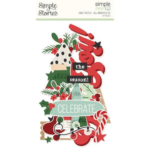 Simple Stories - Stanzteile "All Wrapped Up" Pages Pieces