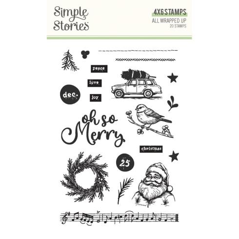 Simple Stories - Stempelset "All Wrapped Up" Clear Stamps 