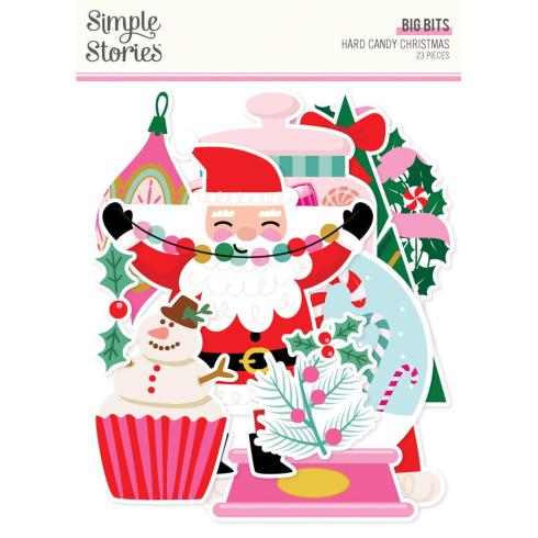 Simple Stories - Stanzteile "Hard Candy Christmas" Big Bits & Pieces 