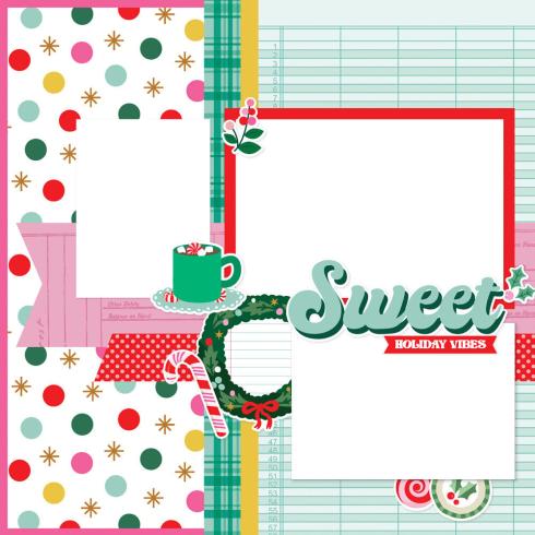 Simple Stories - Pages Kit "Hard Candy Christmas"