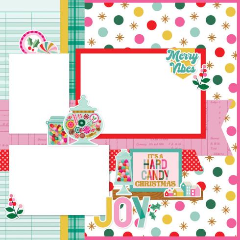 Simple Stories - Pages Kit "Hard Candy Christmas"