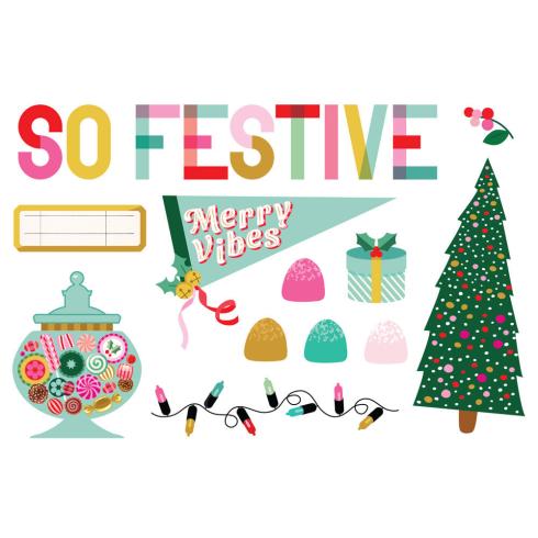 Simple Stories - Stanzteile "Hard Candy Christmas" Pages Pieces