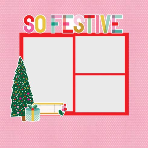Simple Stories - Stanzteile "Hard Candy Christmas" Pages Pieces