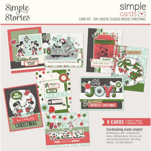 Simple Stories - Cards Kit "Say Cheese Classic Mouse Christmas"
