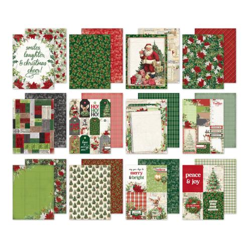 Preview: Simple Stories - Designpapier "Simple Vintage Believe" Paper Pack 6x8 Inch - 24 Bogen