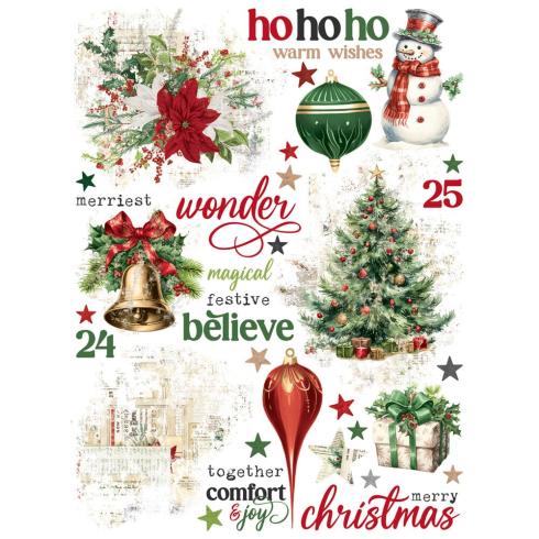 Simple Stories - Transfer Sticker "Simple Vintage Believe" Rub Ons