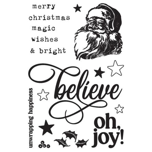 Preview: Simple Stories - Stempelset "Simple Vintage Believe" Clear Stamps 