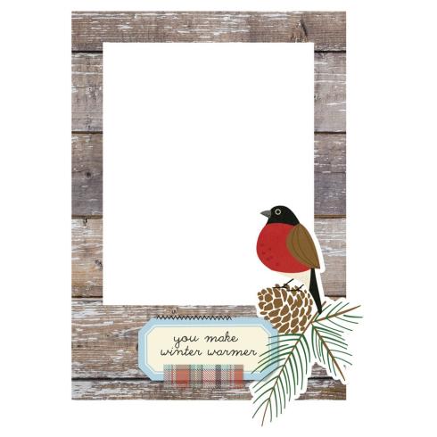 Simple Stories - Chipboard Frames "Simple Vintage Flannel Season" 