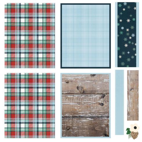 Simple Stories - Cards Kit "Simple Vintage Flannel Season"