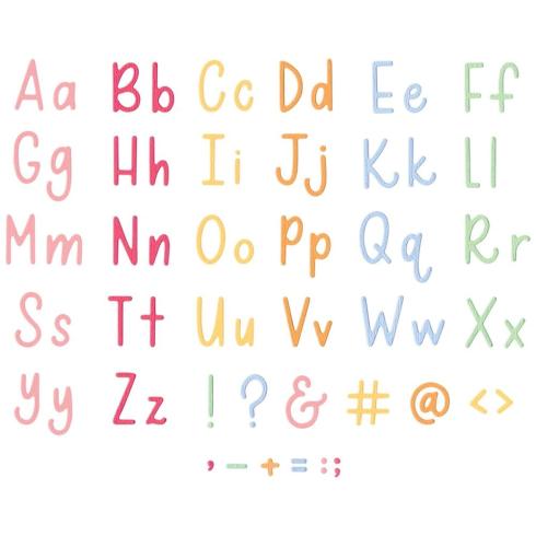 Sizzix - Stanzschablone "Simple Letters" Thinlits Craft Dies