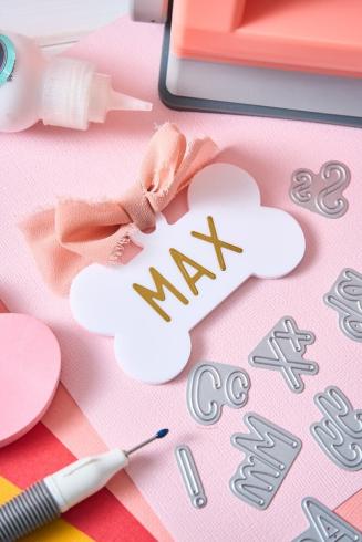 Sizzix - Stanzschablone "Simple Letters" Thinlits Craft Dies