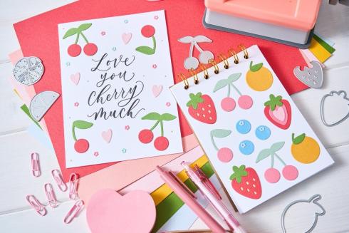 Sizzix - Stanzschablone "Fruit Doodles" Thinlits Craft Dies