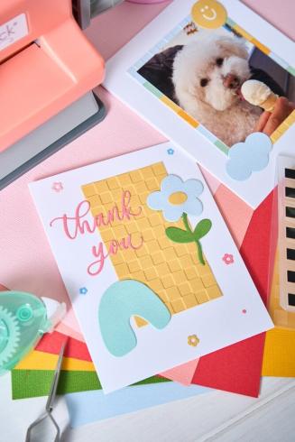 Sizzix - 2D Prägefolder "Checkered Pattern" Embossing Folder