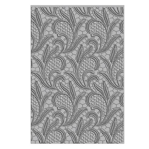 Sizzix - 3D Prägefolder "Lacy Leaves" Embossing Folder Design by Eileen Hull