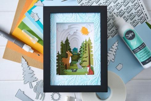 Sizzix - 3D Prägefolder "Lacy Leaves" Embossing Folder Design by Eileen Hull